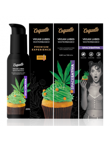 Coquette premium experience lubricante calor space sativa 100ml - MySexyShop.eu