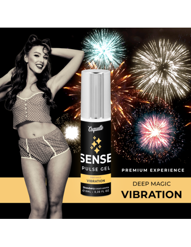 Coquette pulse gel strawberry magic vibration premium 6ml - MySexyShop (ES)