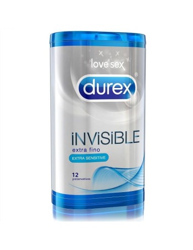 Durex invisible extra thin 12 uds | MySexyShop