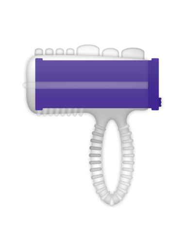 Lässige ring vibrator lilac tongue - MySexyShop.eu