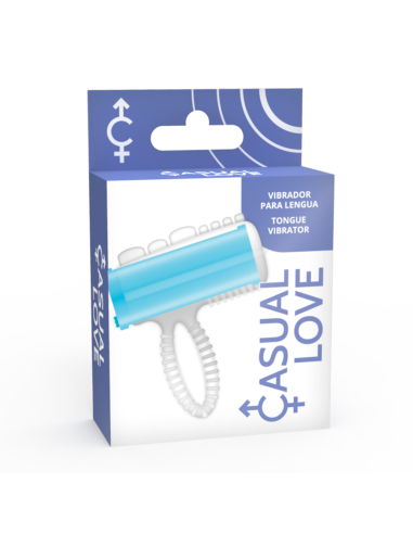 Casual Ring Tongue Vibrating Bleu - MySexyShop