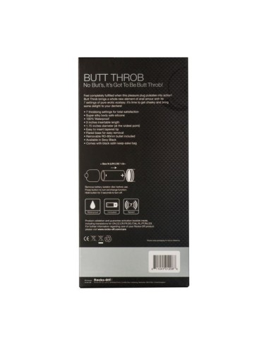 Butt throb 7 speed anal estimulator black - MySexyShop (ES)