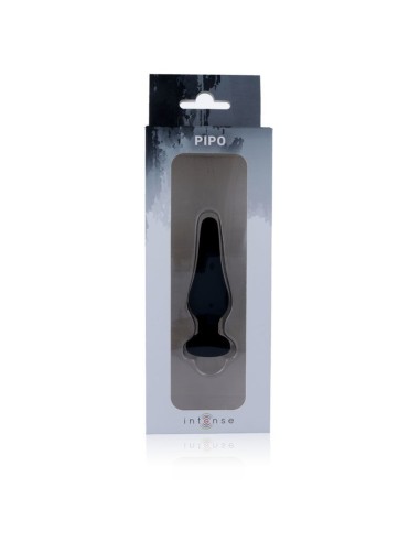 Intense anal plug pipo s silicone black 9.8 cm | MySexyShop (PT)