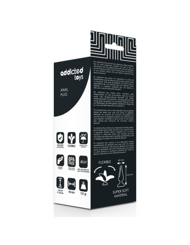 Addicted toys anal plug 14.5cm black | MySexyShop