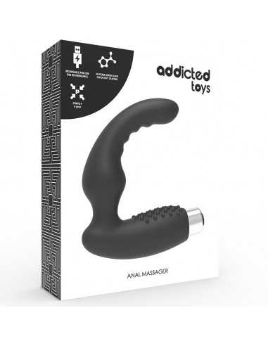 Addicted Toys Prosthetic Vibrator Rechargeable Black - MySexyShop.eu