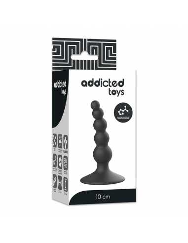 Addicted toys anal sexueller plug 10cm schwarz - MySexyShop.eu