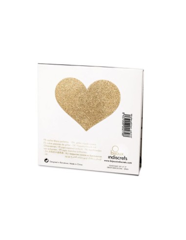 Bijoux Pezoneras Flash Corazón Oro - MySexyShop