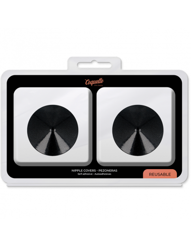 Coquette Chic Desire Couvre-Teton Cercles Noir - MySexyShop