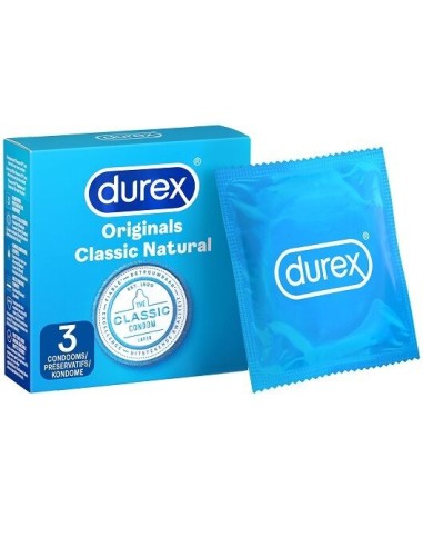 Durex Natural Classic 3 pcs - MySexyShop.eu