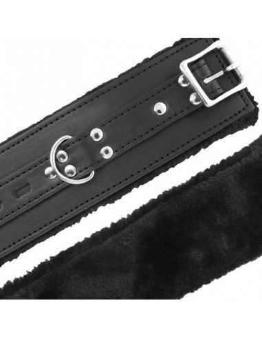 Dark ness love cuffs, wrist with fur black - MySexyShop.eu