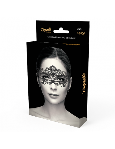 Coquette chic desire lace mask black 3 - MySexyShop.eu