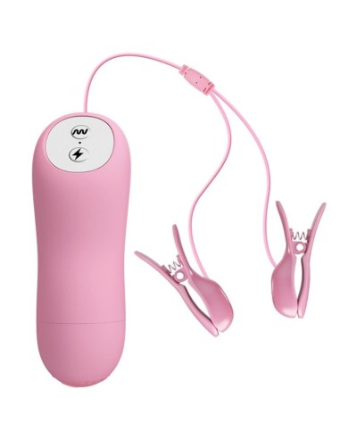 Romantic Wave Pinzas Con Vibracion Y Electroshock - MySexyShop