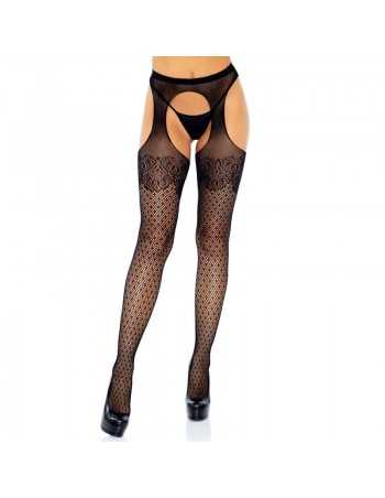Leg Avenue Polka Dot Suspender Hose - MySexyShop.eu
