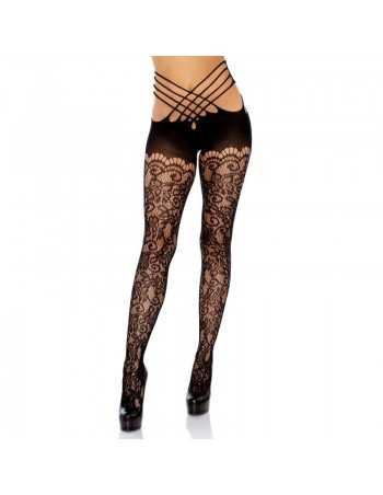 Leg Avenue Wrap Around Crothless Tights 8381 - MySexyShop.eu
