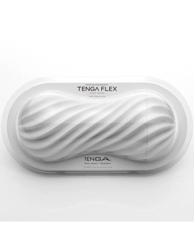 Tenga Flex Mastubador Masculino Blanco - MySexyShop