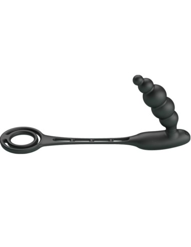 Pretty love bottom pennis rings and vibrating plug | MySexyShop