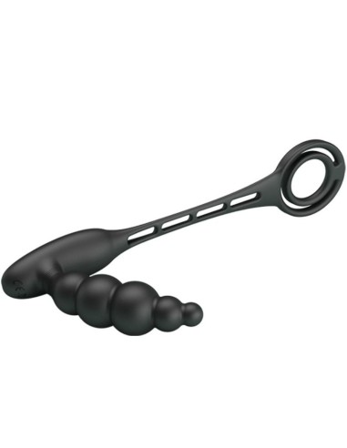 Pretty love bottom pennis rings and vibrating plug | MySexyShop