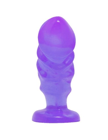 Baile plug anal unisex con ventosa lila - MySexyShop.eu