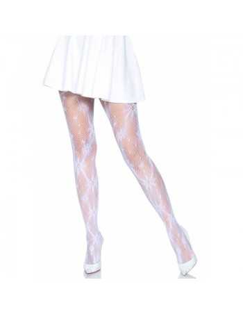 Collant Résille Flocon Leg Avenue Taille Unique - MySexyShop