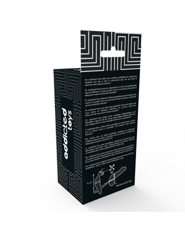 Addicted toys anal plug with double penis ring and testicles black | MySexyShop (PT) Addicted toys anal plug with double penis ring and testicles black | MySexyShop (PT)