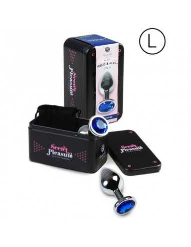 Secretplay anal plug size l blue | MySexyShop (PT)