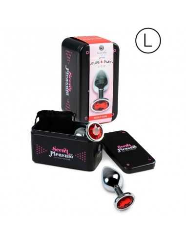Secretplay anal plug size l red | MySexyShop
