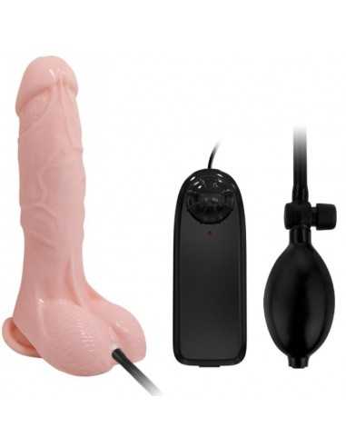Dildo realistico vibrador e inflable 18.8 cm - MySexyShop.eu