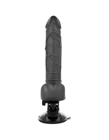 Basecock realistic vibrator fernbedienung schwarz 19.5cm - MySexyShop.eu