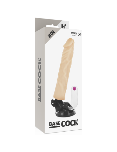 Basecock realistic vibrator fernbedienung fleisch 21 cm - MySexyShop.eu