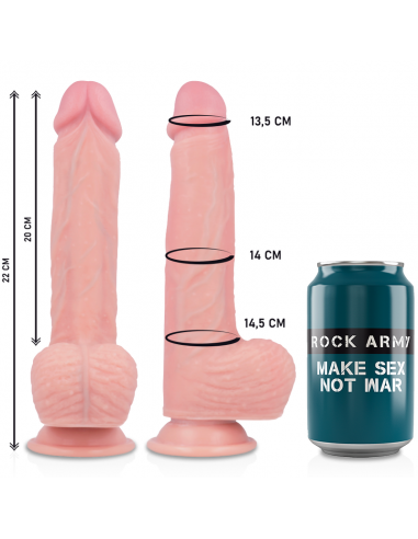 Rockarmy arnes + hawk rotador y vibrador 22 cm - MySexyShop.eu