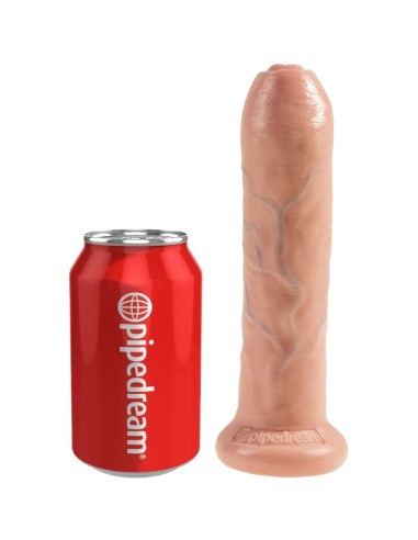 King cock realistic dildo uncut flesh 19 cm - MySexyShop.eu