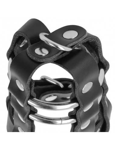 Darkness Leather Chastity Cage - MySexyShop