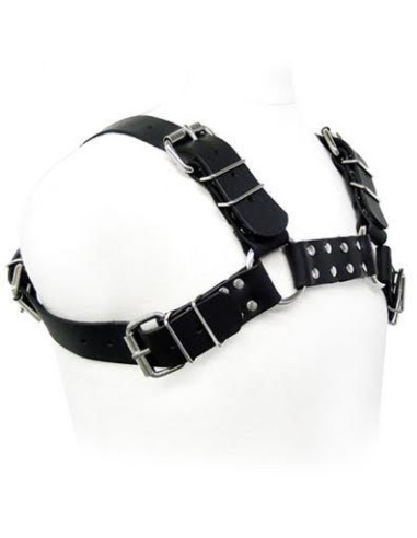Body leather black bull dog harness | MySexyShop (PT)