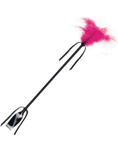 Secretplay Fusta&Pluma Negro Y Fucsia - MySexyShop