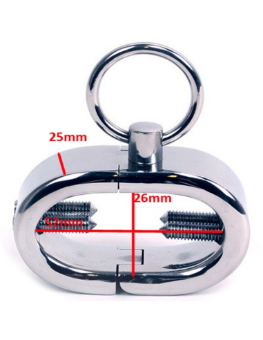 Metalhard ovard kalis teeth testicle bracelet | MySexyShop