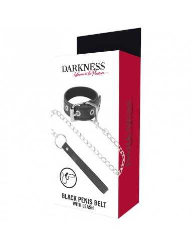 Darkness penis ring with strap - MySexyShop.eu
