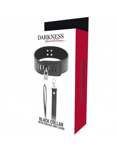Dark ness locking posture collar black - MySexyShop.eu