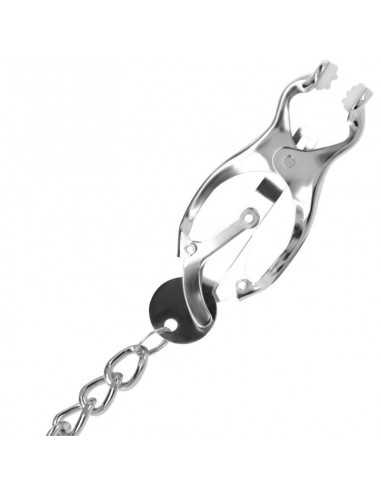 Darkness nipple clamps with chain | MySexyShop