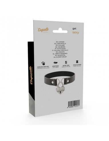 Coquette Hand Crafted Choker Keys Heart - MySexyShop.eu
