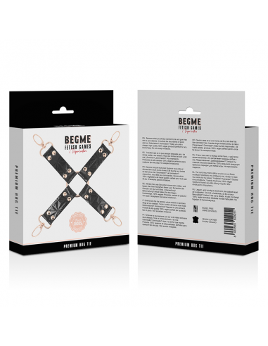 Begme black edition vegane leder-hog-krawatte - MySexyShop.eu
