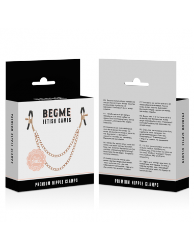Begme black edition premium nipple clamps | MySexyShop