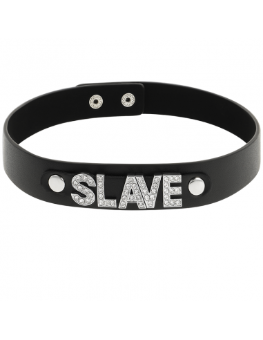 Coquette hand crafted choker vegan leather slave - MySexyShop.eu