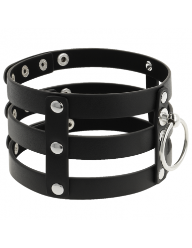 Coquette hand crafted choker vegan leather fetish | MySexyShop