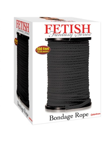 Fetish fantasy serie bondage seil schwarz 60,96 meter - MySexyShop.eu
