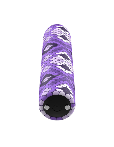 Custom bullets rechargeable snake purple magnetic bullet 10v - MySexyShop.eu
