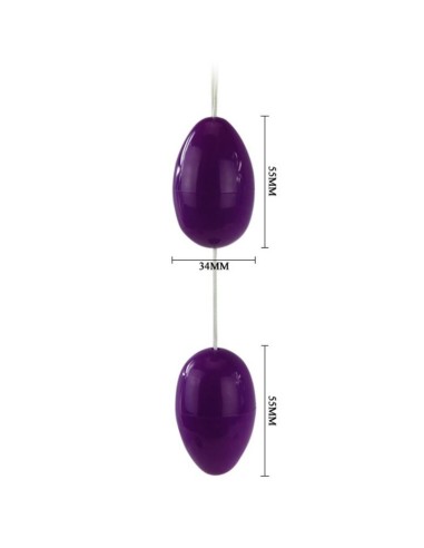 Twins balls anal beads purple - MySexyShop (ES)