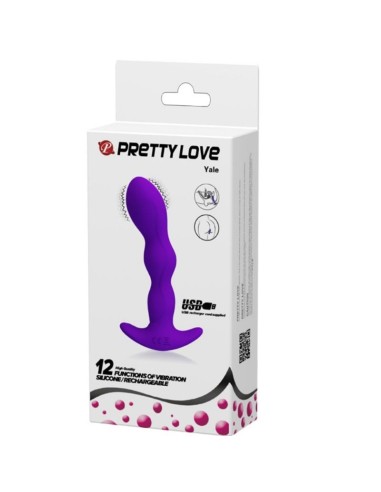 Pretty love anal massager 12 functions vibration purple |