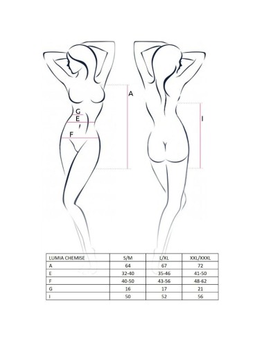 Passion Femme Lumia Chemise Noir L / Xl - MySexyShop