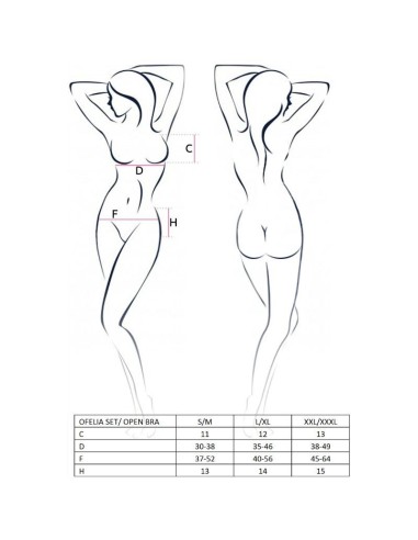 Passion Femme Ofelia Set Taille L / Xl - MySexyShop