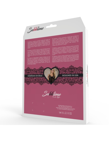 Subblime Peignoir Floral Design Taille Unique - MySexyShop